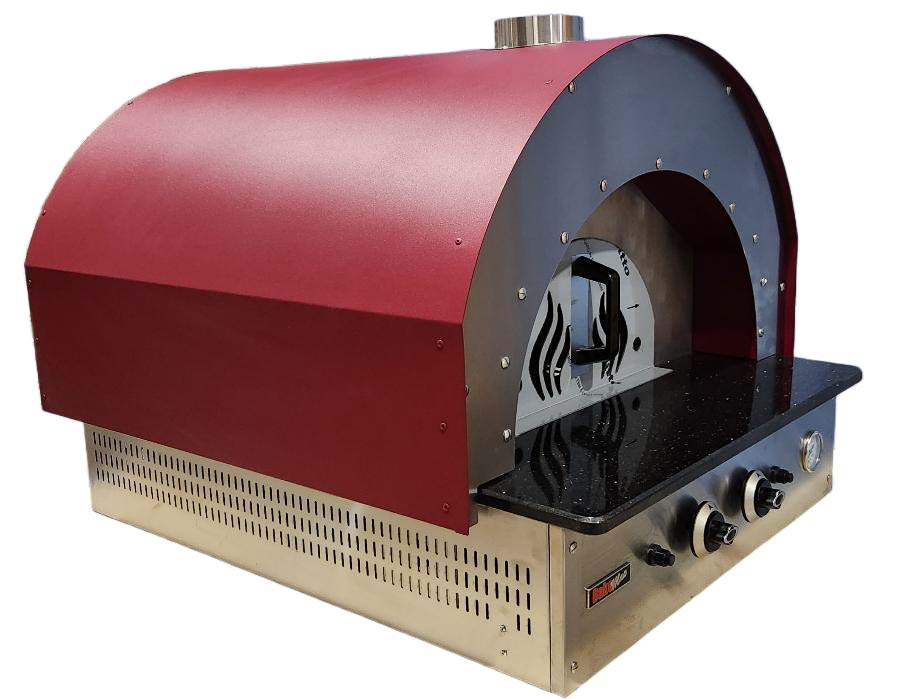 BakeMax BMPLFPLSD5 Series Gas Stone Pizza Oven
