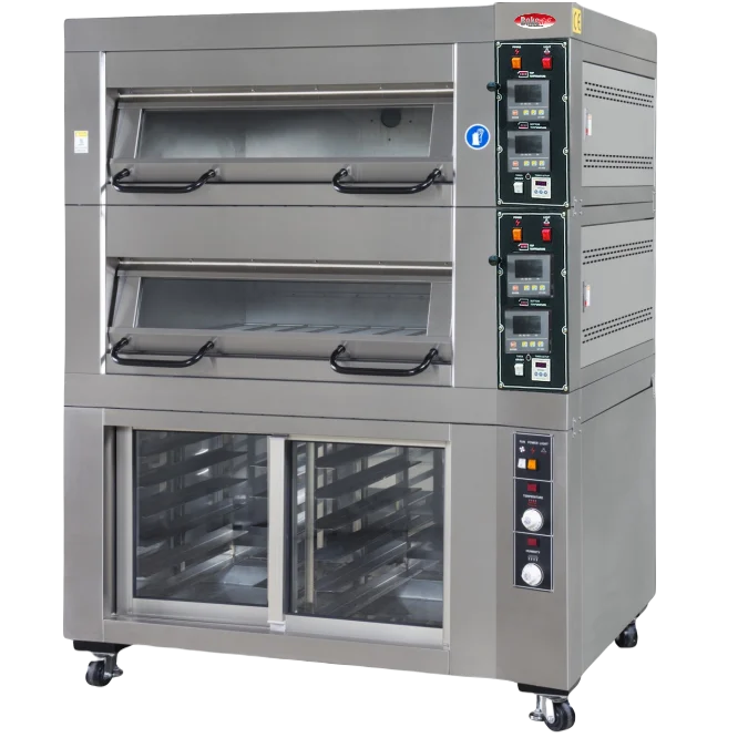 BakeMax BMSD003 Three Deck Artisan Stone Deck Oven