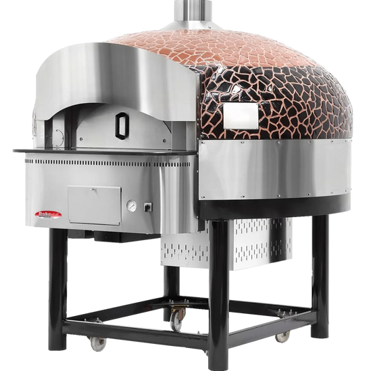 The BakeMax BMSPO Series Gas Rotating Pizza Ovens