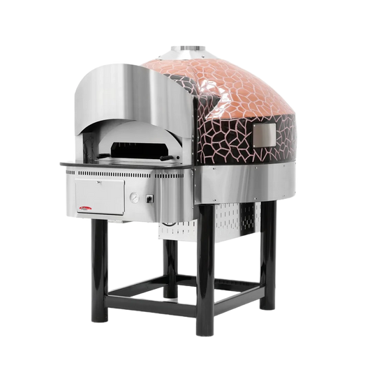 The BakeMax BMSPO Series Gas Rotating Pizza Ovens