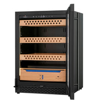 Wine CELL'R Titanium Built In Humidor  WC1200CGFG