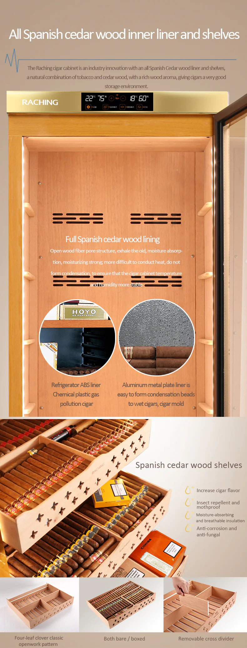 Raching MON-5800A Humidor