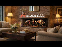 Amantii WM-FML-STL Linear Electric Fireplace