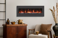 Amantii WM-FML-STL Linear Electric Fireplace